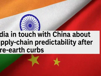 India in touch with China about supply‑chain predictability after rare‑earth curbs